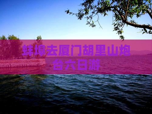 蚌埠去厦门胡里山炮台六日游