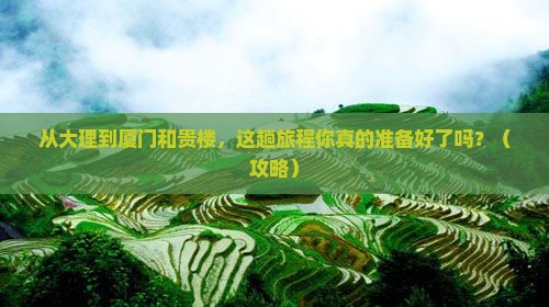 大理去厦门和贵楼旅行社