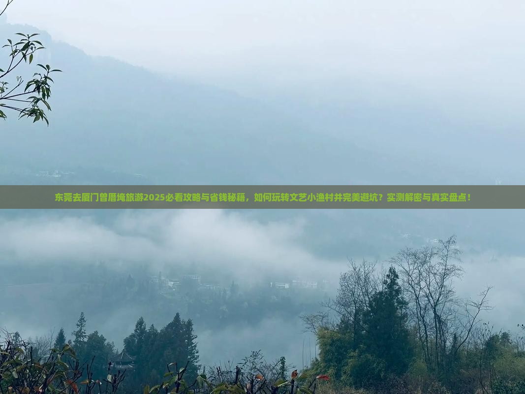 东莞去厦门曾厝埯旅游