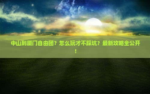 中山到厦门自由团