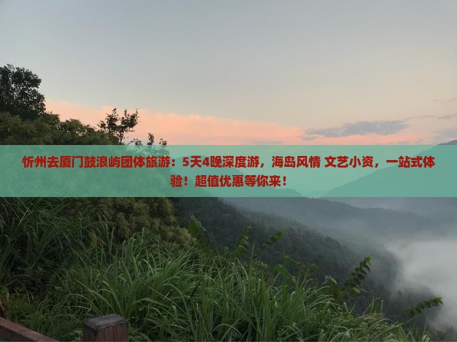 忻州去厦门鼓浪屿团体旅游