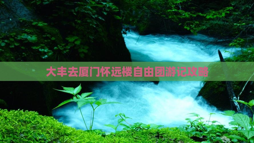 大丰去厦门怀远楼自由团