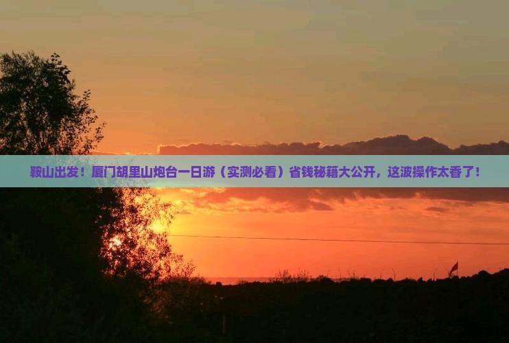 鞍山到厦门胡里山炮台一日