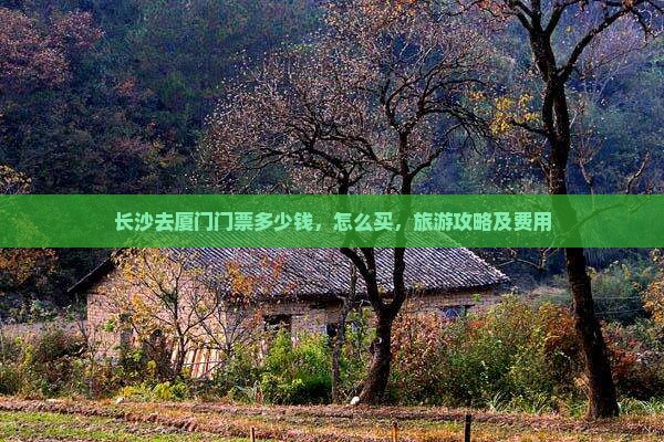 长沙去厦门门票
