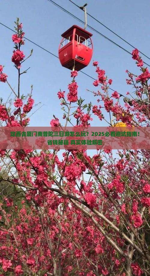 定西去厦门南普陀三日游