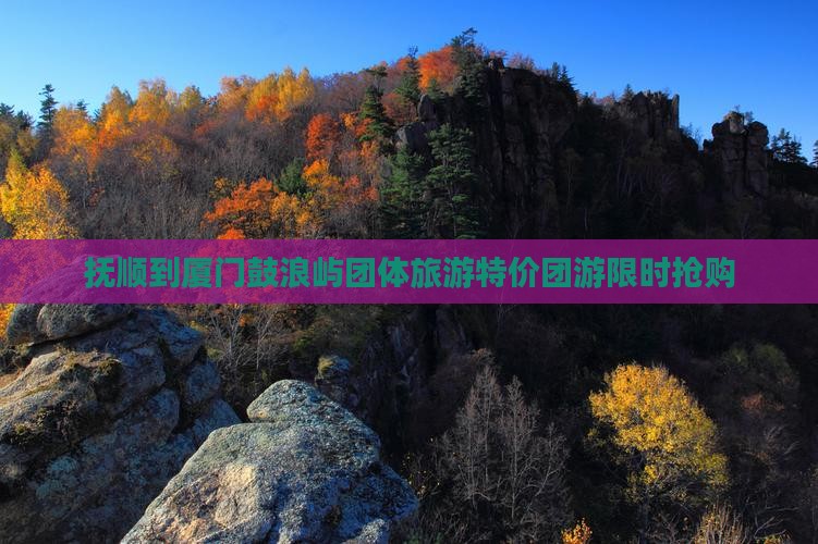 抚顺到厦门鼓浪屿团体旅游