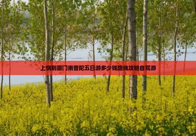 上饶到厦门南普陀五日游