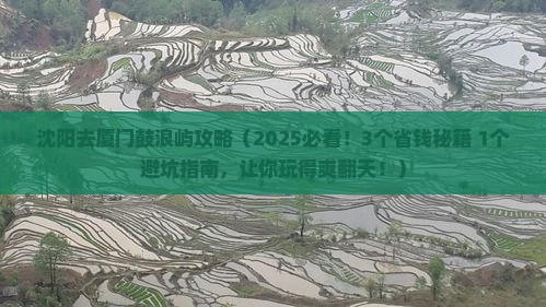 沈阳去厦门鼓浪屿攻略