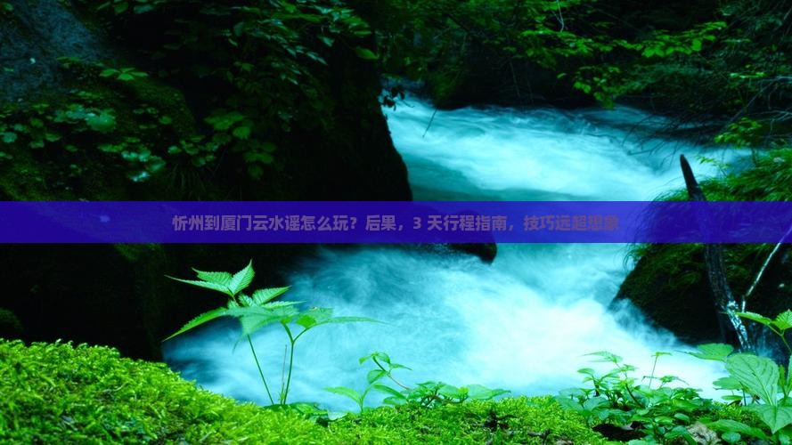 忻州到厦门云水谣哪里玩