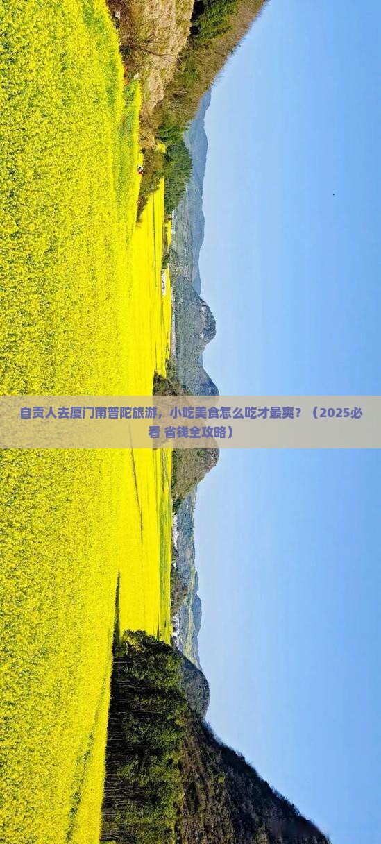 自贡到厦门南普陀旅游小吃