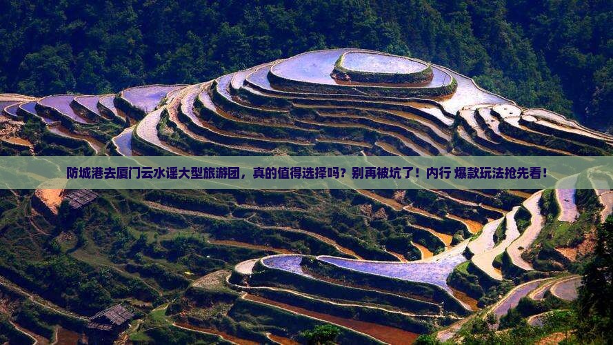 防城港去厦门云水谣大型旅游团