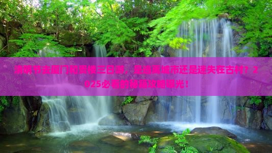 清明节去厦门和贵楼三日游