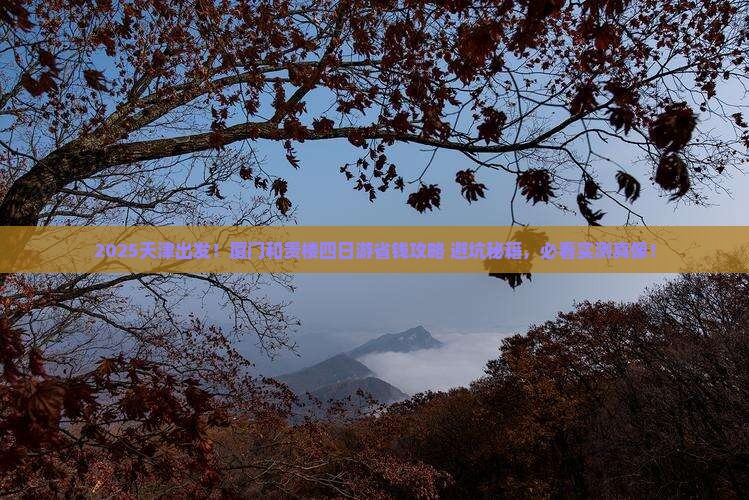 天津去厦门和贵楼四日游