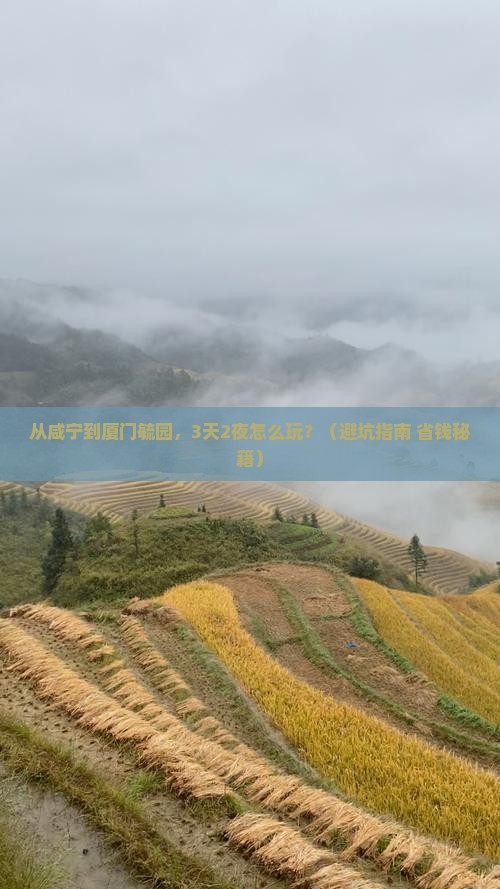 咸宁去厦门毓园自由行