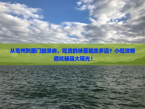 亳州到厦门鼓浪屿旅游小吃