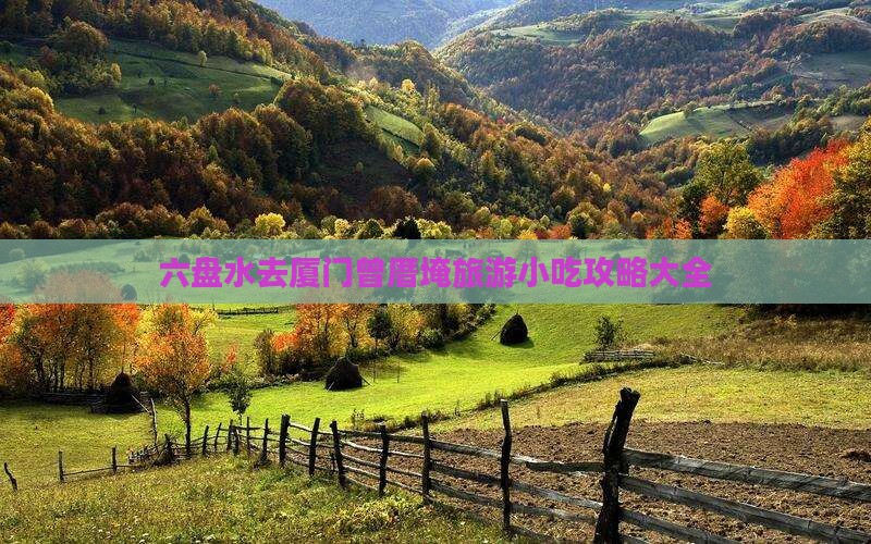 六盘水去厦门曾厝埯旅游小吃