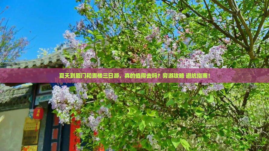 夏天到厦门和贵楼三日游