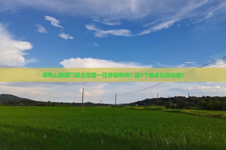 双鸭山到厦门菽庄花园一日