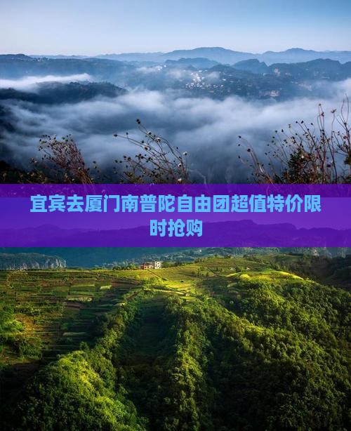 宜宾去厦门南普陀自由团