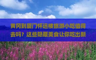 黄冈到厦门怀远楼旅游小吃
