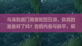 乌海到厦门南普陀四日游