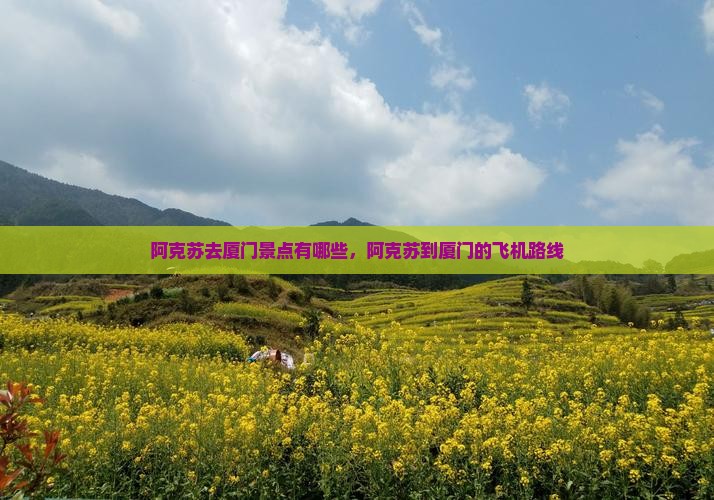 阿克苏去厦门景点