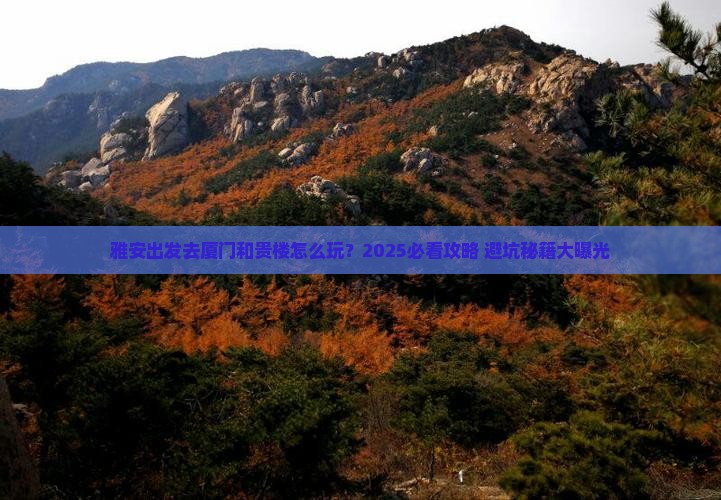 雅安去厦门和贵楼旅行社