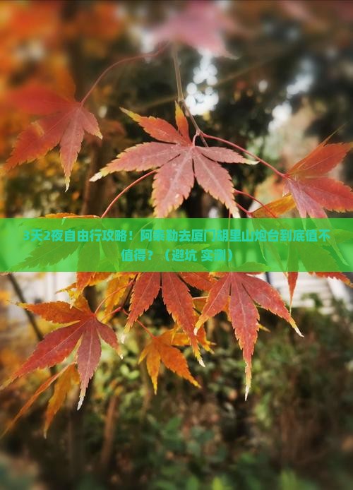 阿泰勒去厦门胡里山炮台自由行