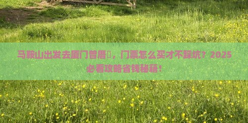 马鞍山到厦门曾厝埯门票