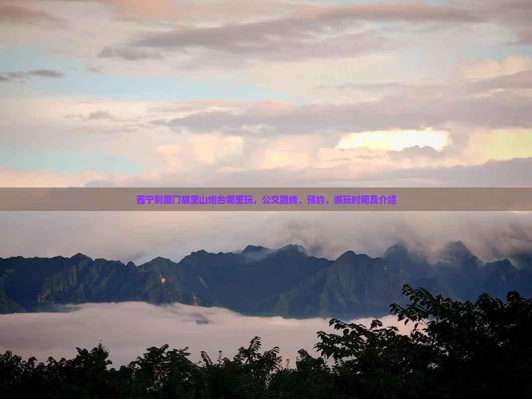 西宁到厦门胡里山炮台哪里玩