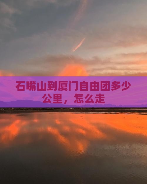 石嘴山到厦门自由团