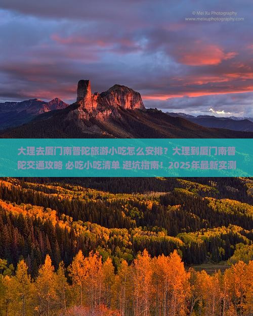 大理去厦门南普陀旅游小吃