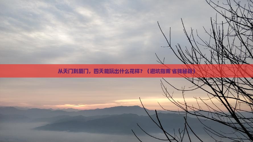 天门到厦门四日游