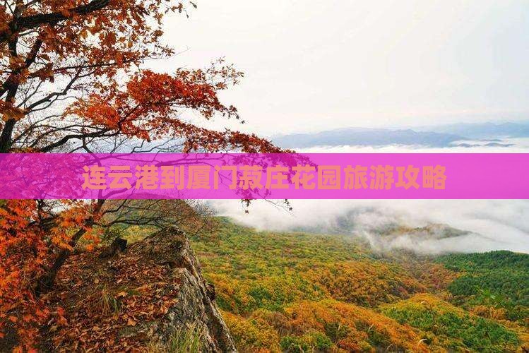 连云港到厦门菽庄花园攻略