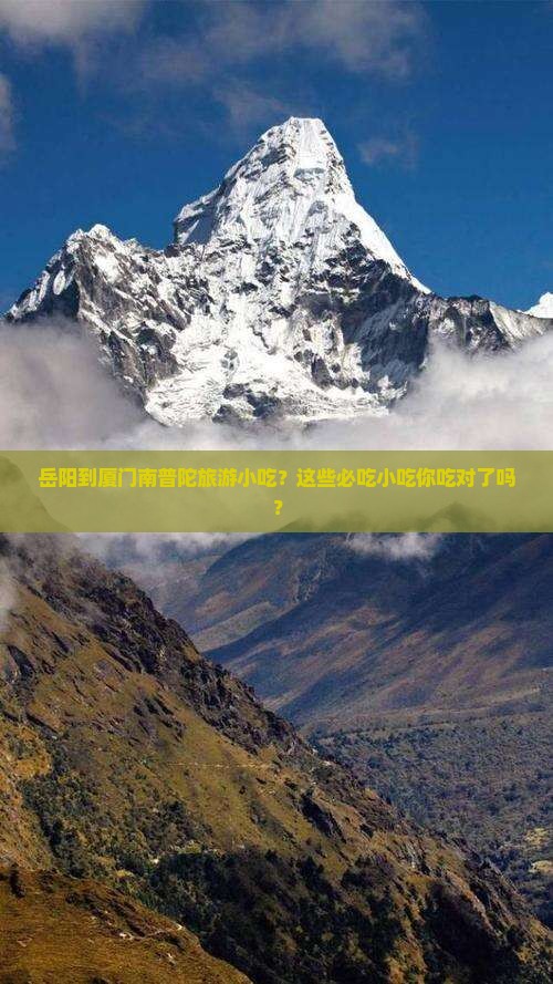 岳阳到厦门南普陀旅游小吃