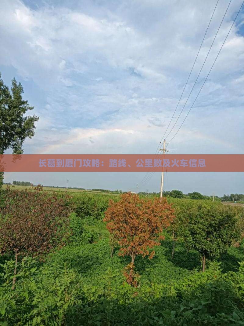 长葛到厦门攻略