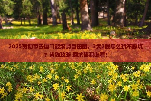 劳动节到厦门鼓浪屿自由团