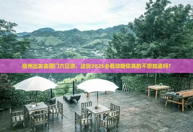 宿州去厦门六日游