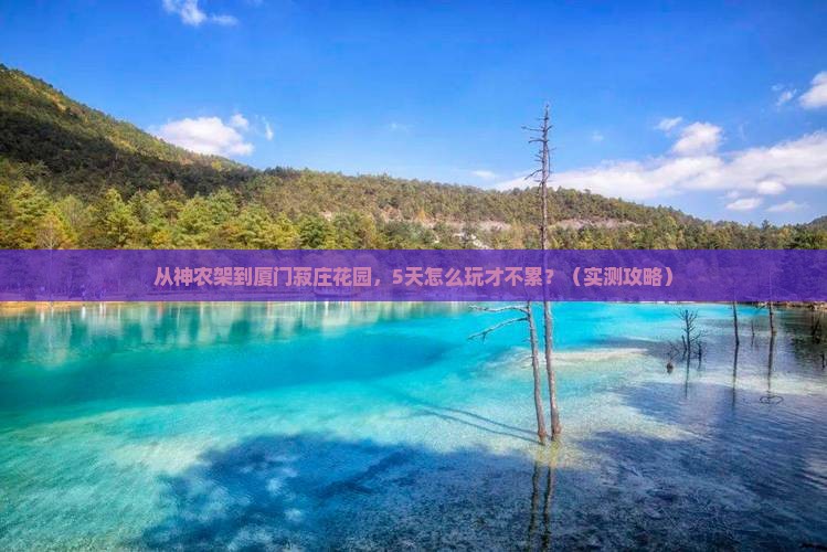 神农架去厦门菽庄花园旅行社