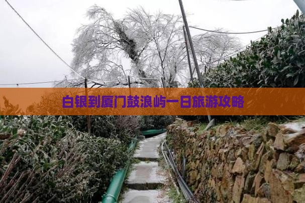 白银到厦门鼓浪屿一日