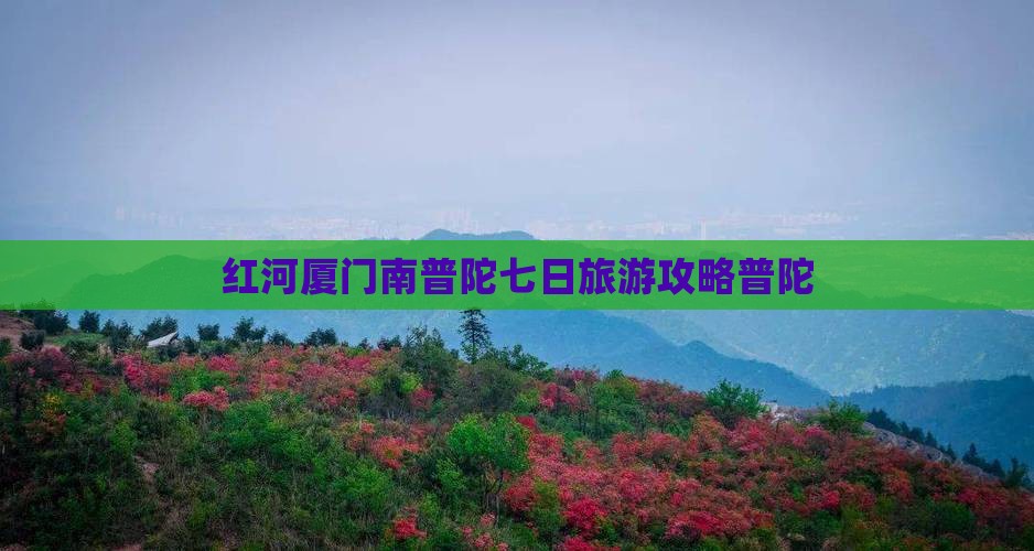 红河去厦门南普陀七日游