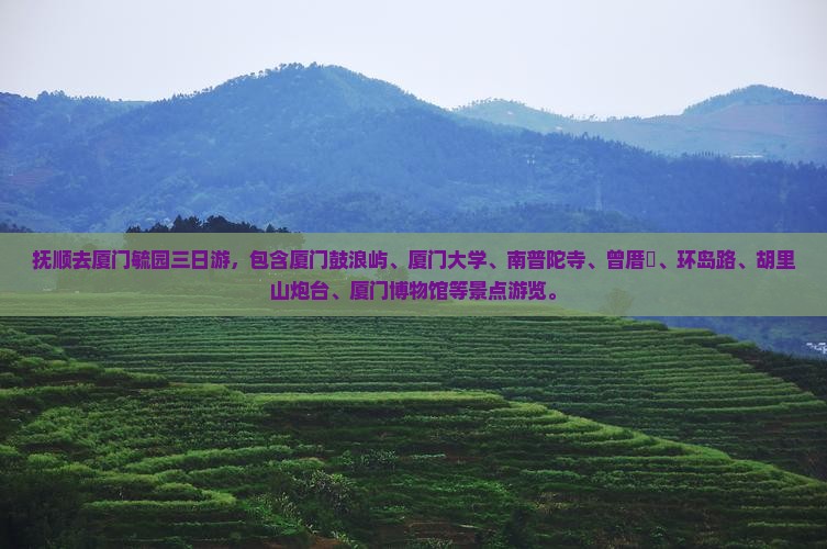 抚顺去厦门毓园三日游