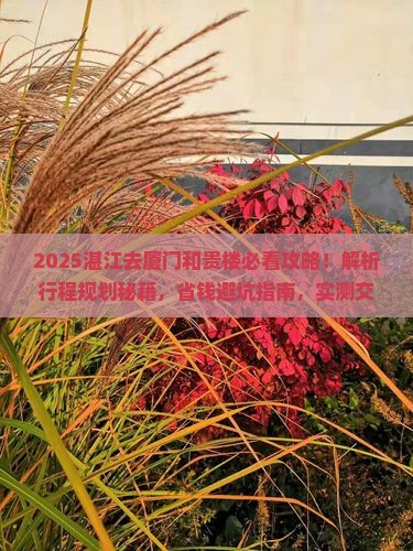 湛江去厦门和贵楼景点