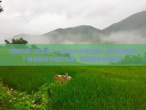 清徐到厦门南普陀个人游