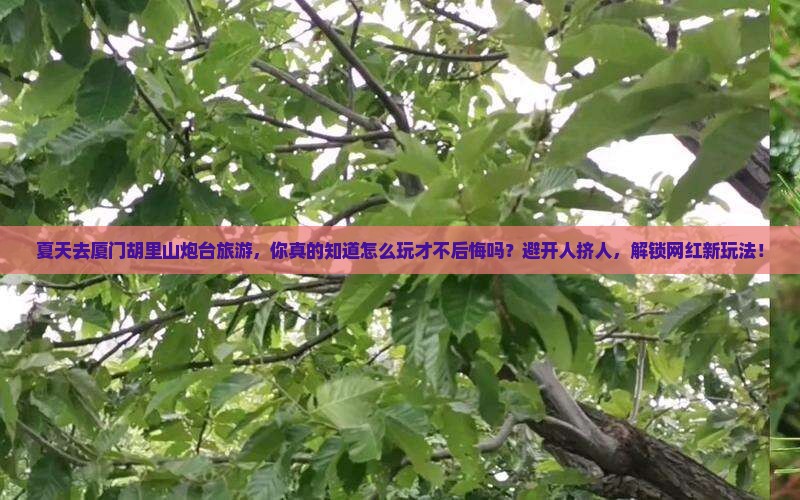 夏天去厦门胡里山炮台旅游