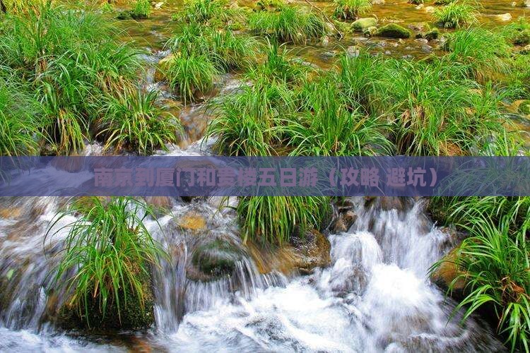南京到厦门和贵楼五日游