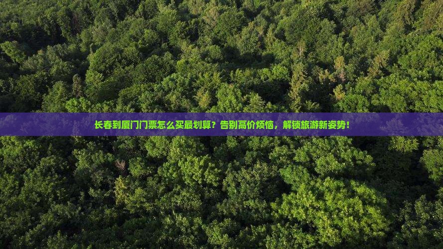 长春到厦门门票