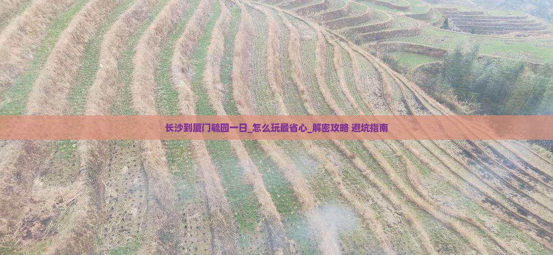 长沙到厦门毓园一日