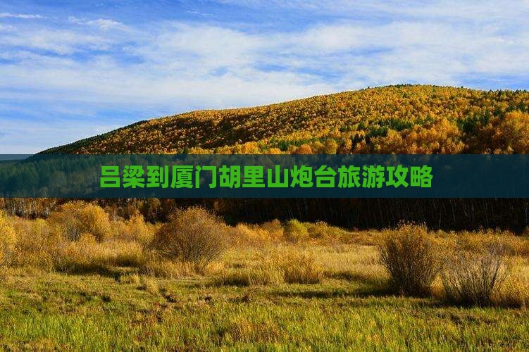 吕梁到厦门胡里山炮台旅游小吃
