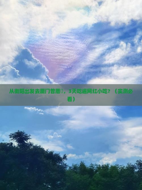 衡阳去厦门曾厝埯旅游小吃